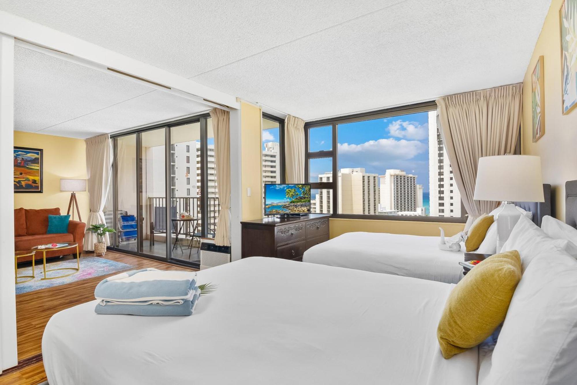 Beautiful 1Br, Steps To Waikiki Beach And Parking 호놀룰루 외부 사진